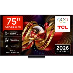 TCL Smart Τηλεόραση 75" 4K UHD SQD-Mini LED C8L HDR (2026) 75C8L